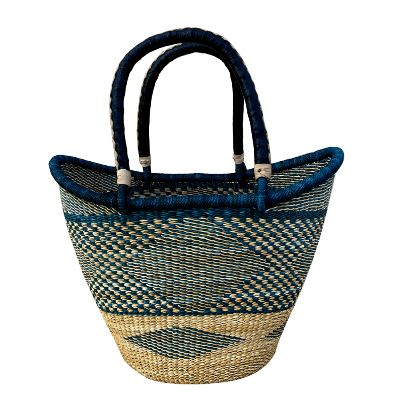 U- Shopper Bleu & Naturel