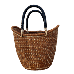 U- Shopper Marron & Naturel